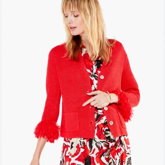 Nic + Zone fringe‎ sleeve cardigan - Picture 1 of 6